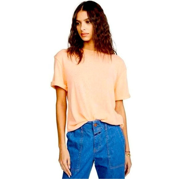 Free People ~ We The Free Nina Tee ~ Color: Cactus Flower ~ Size: Large ~ NWT - Picture 1 of 5